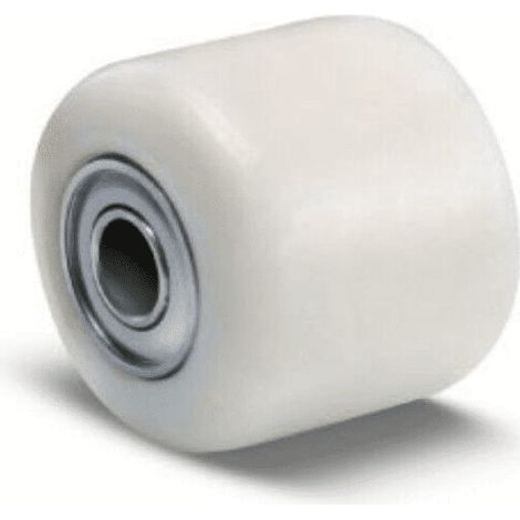 RULLO RUOTA TRANSPALLET TRASPALLET mm 82×60 FORO 20 NYLON CARRELLO 608av