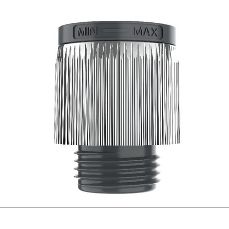 Régulateur de débit pour douche à économie d'eau Limiteur de débit universel Dispositif de stabilisation de la pression d'eau (compatible avec la plupart des pommeaux et robinets de douche) (1/4)