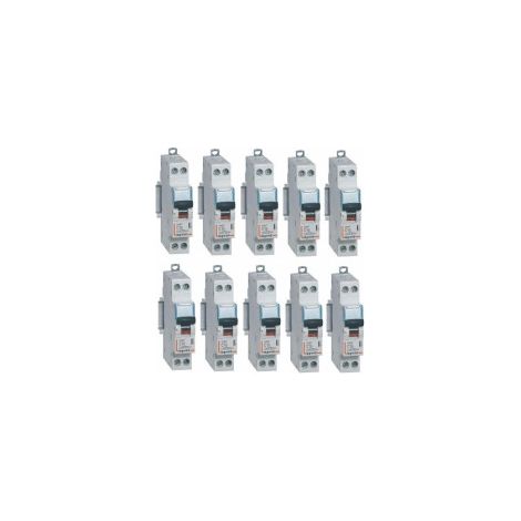 LEGRAND - LOT DE 10 DISJONCTEURS DNX3 16A - VIS/VIS - 406774 X 10