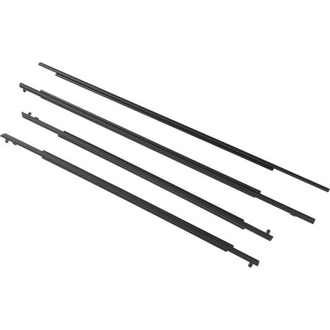 4 pièces de moulure de fenêtre de voiture 75710‑47010 Joint de vitre de porte avant et arrière de remplacement pour Prius 2010 à 2015 (1/5)