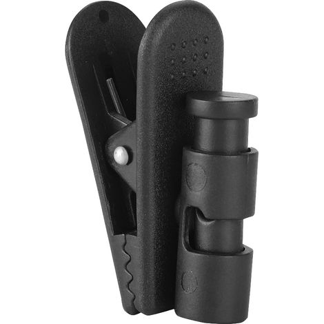 2 oreillettes noires pour casque audio, grand clip de serrage (1/5)