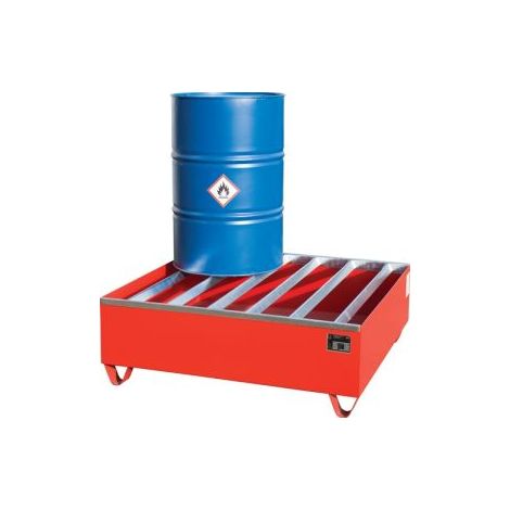 Bauer Profilwanne PW 200-4, lackiert, Feuerrot (1/2)
