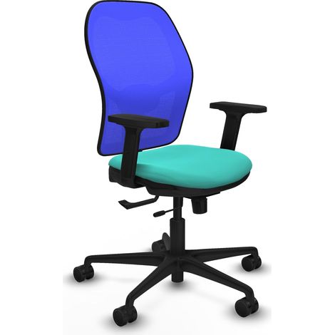 Chaise de bureau piqueras y crespo Jorquera noir mousse injectée (1/2)