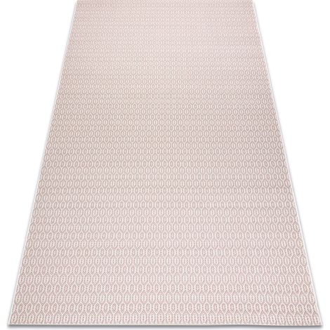 Teppich FLAT 48603/526 Augen - creme rosa pink 120x170 cm