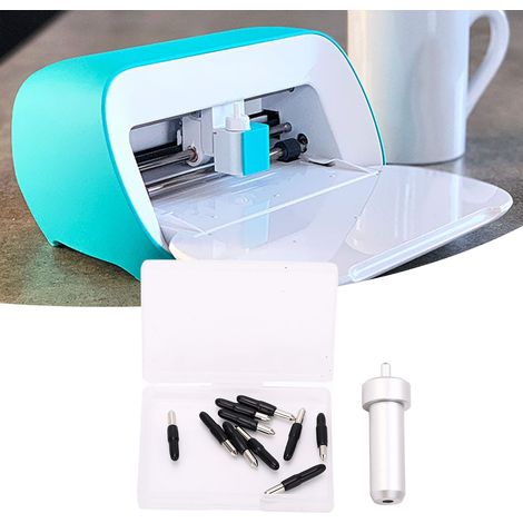 Lot de 10 lames à grain moyen-grossier 60° JOY + porte-lame pour machines de la série CRICUT JOY (1/5)