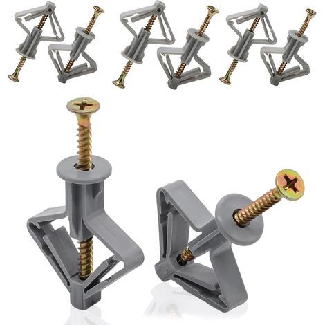 Schmetterlingsanker - 3,5 x 50 mm - Für Gipskarton und Mauerwerk - 20 Stück (1/5)