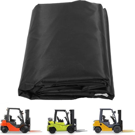 Housse de chariot élévateur Universelle 210D Oxford Imperméable Anti-UV avec Fermeture Éclair et Doublure Douce pour Protection Extérieure (1/4)