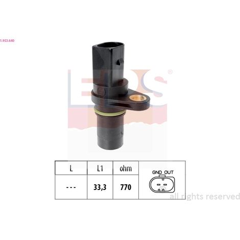 Capteur d'angle, vilebrequin EPS 1.953.640 AUDI 06H 906 433 131854 2501854