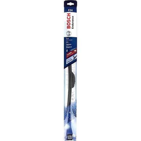 Bosch – Essuie-glace avant AERO ultra plat 600mm – Essuyage silencieux – Montage facile – Design plat pour meilleure visibilité - 3397013006