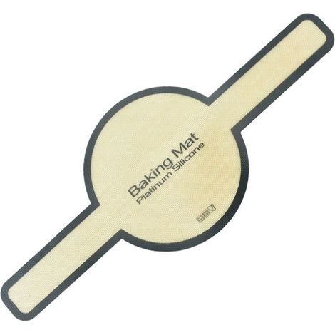Tapis de cuisson en silicone pour pain et four, outils de cuisson, transfert de pâte, tapis de cuisson en silicone platine, tapis pour cocotte en fonte. (1/5)