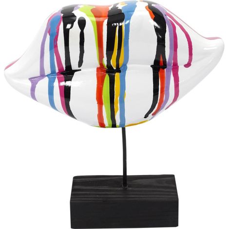Décoration à Poser "Bouche" 20cm Multicolore (1/5)