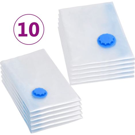 Sacs de voyage sous vide Sacs de vêtements 2 tailles 10 pcs