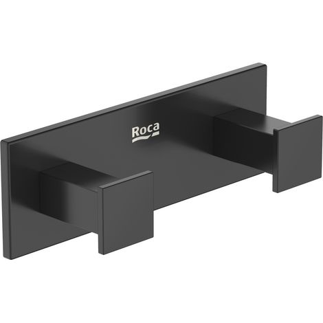 PERCHA TRIPLE HOTELS SQUARE NEGRO MATE - Marca Roca (1/2)