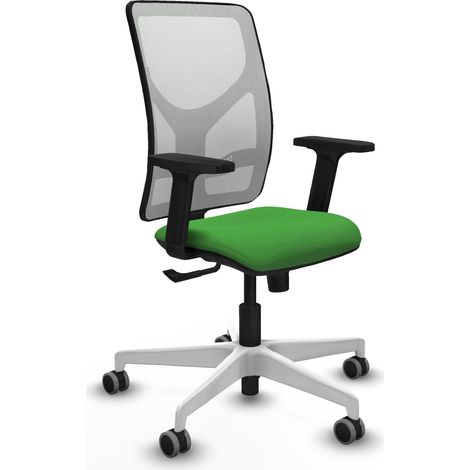 Sedia da ufficio piqueras y crespo Motilla bianco tessuto rete (1/2)