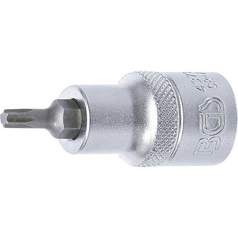 Douille à Embouts 12,5 mm (1/2) Profil T Torx T25 - Précision et Robustesse, Acier - D-Work (1/5)