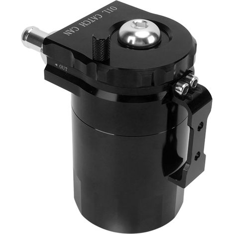 Kit de récupération d'huile 400 ml avec filtre de reniflard, en alliage d'aluminium, pour Chevy Silverado 1500 5.3L et 6.2L (2019-2022), noir. (1/5)