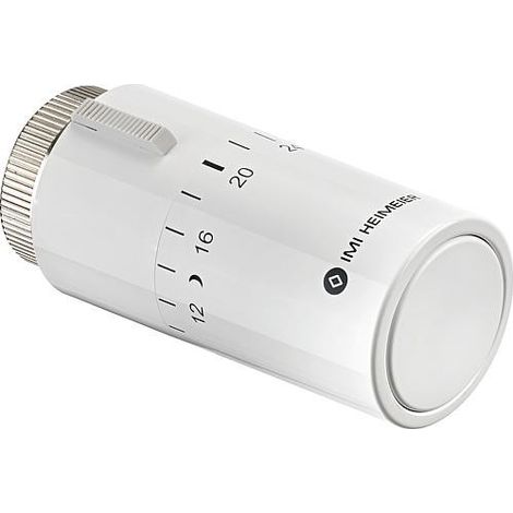 Tete thermostatique Heimeier Type Halo, blanc RAL 9016 avec position 0