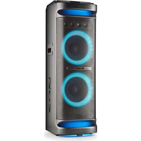 Ngs Speaker Wild Space 3 Portatile BT RGB TWS 800W Nera