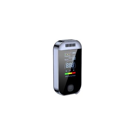 Testeur d'alcool avec affichage numérique LED couleur et charge USB pour usage personnel Capteur semi-conducteur avec alarme Noir (1/5)
