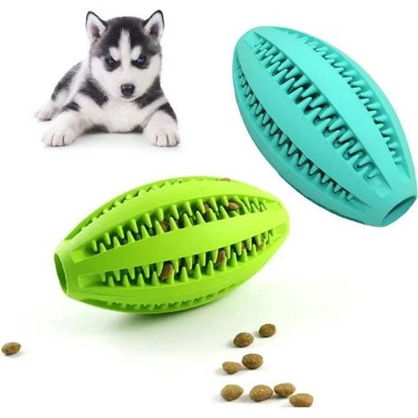 Jouet Interactif en Caoutchouc pour Chien de Compagnie, Petits et Grands Chiens, Chiot, Amusants, Livres de Dents (1/4)