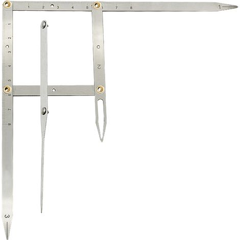 compas à sourcils, règle de mesure de la forme des sourcils, outil de mesure pour gabarit de maquillage permanent (1/5)