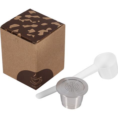 Dosette de café, tasse de capsules en acier inoxydable, capsule, usage domestique lavable pour machine (1/5)