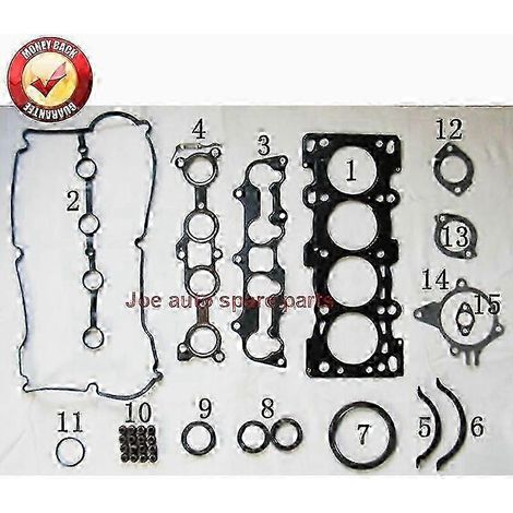 Kit complet de joints de moteur Z5 Z5DE pour MAZDA 323 ETUDE FAMILIA V 1.5L 16V 94- 8EB5-10-271 8ABE-02-310 0372-4903 430143P 707.110