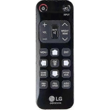 Commande à distance authentique neuve AKB72913118 pour moniteur/téléviseur LG 43UB79, 43UD79 et 43MU79 (2025) (1/2)