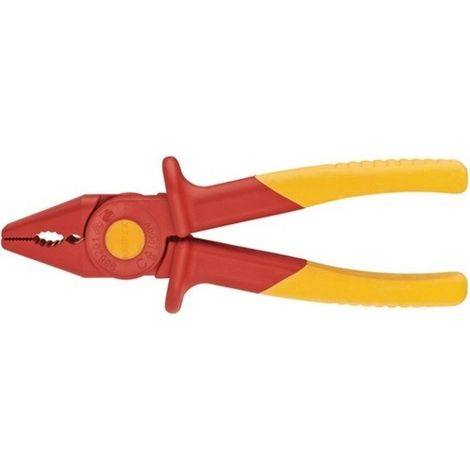 Alicate universal plastico 180mm vde 98 62 01 knipex
