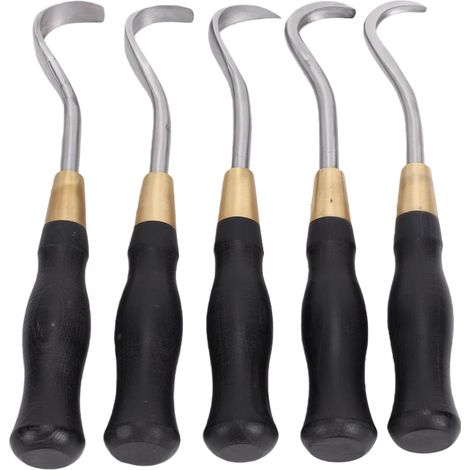 5-Piece Bonsai Carving Tool Kit, Scrapers (1/5)