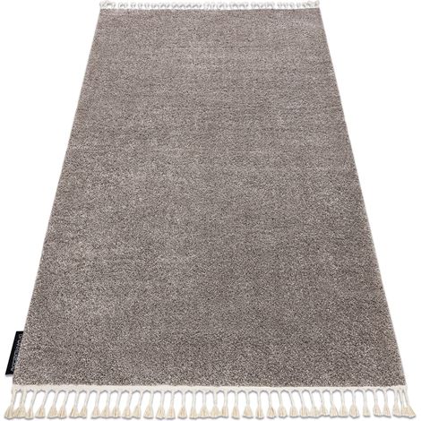 Tappeto BERBER 9000 maro Frange berbero marocchino shaggy brown 240x330 cm