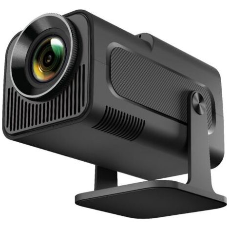 [App intégrée] Upgraded Vidéoprojecteur 1920 1080P FHD 4K Mini Projecteur Portable Dual Contrôle avec Souris Android TV WiFi 6 BT5.2 180° Rotation HDMI/TV Stick/USB/PS5