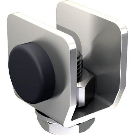 Butée en caoutchouc sur platine en INOX 304L pour SLID'UP 2000 - 60 kg