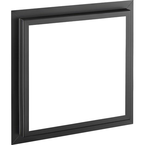 Rociador de ducha negro mate 40 cm de techo para ducha de Valaz (1/2)