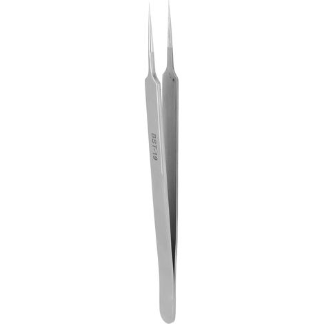 Pince de précision antimagnétique en acier inoxydable BST-19 avec pointes fines et effilées. (1/5)