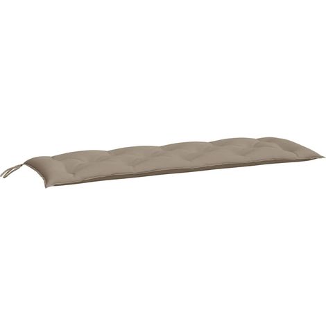 Maison Exclusive - Coussin de banc de jardin taupe 150x50x7 cm tissu oxford (1/5)
