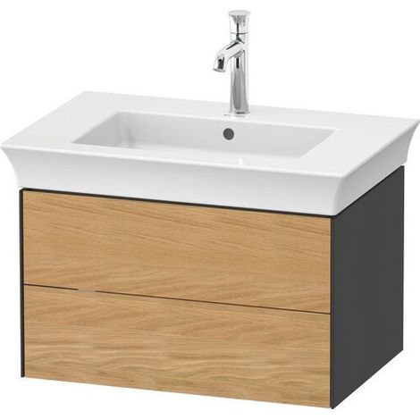DURAVIT WT43410H5H10010 White Tulip mural, 2 tiroirs (1/2)
