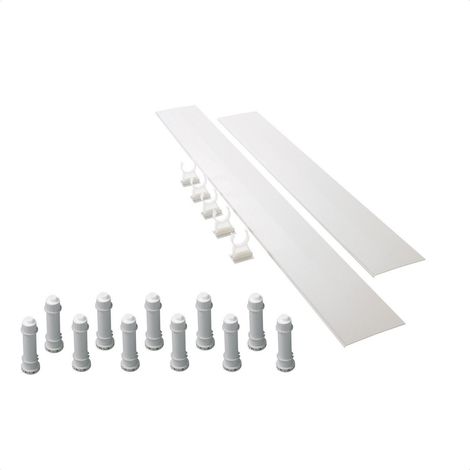 Mira Flight Low 'Easy Plumb' Shower Tray Riser Kit 1200mm White 1.1697.033.WH