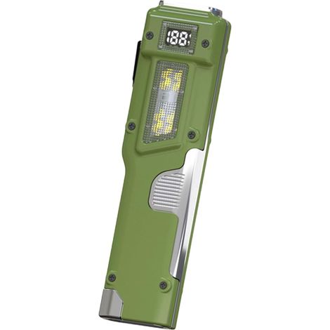 Lampada a clip per penna, torcia ricaricabile, luce da lavoro regolabile, illuminazione di emergenza per esterni, luce da lavoro regolabile e resistente (per verdure) (1/5)