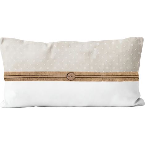 Coussin en coton 32X50 cm CANDICE, par Soleil d'Ocre
