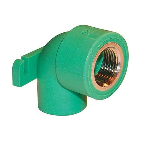 GOMITO PPR A SALDARE 90° F.FEMMINA + STAFFA