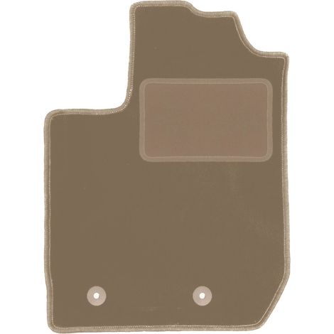 Tappetino in velluto conducente per: Dacia Sandero II FL hatchback (2018-2021) beige