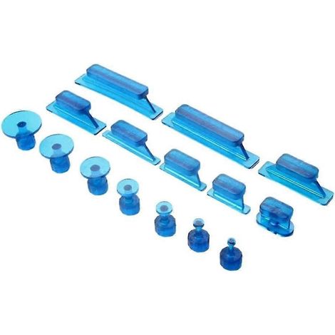 Kit de 15 outils de débosselage pour voiture, comprenant des ventouses pour tôle et plastique résistants. (1/5)