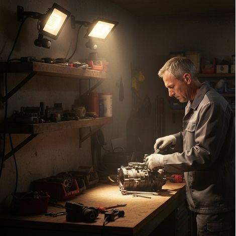 Projecteur LED extérieur 50 W avec capteur PIR, 3 modes, aluminium, noir DESVIAE (1/5)