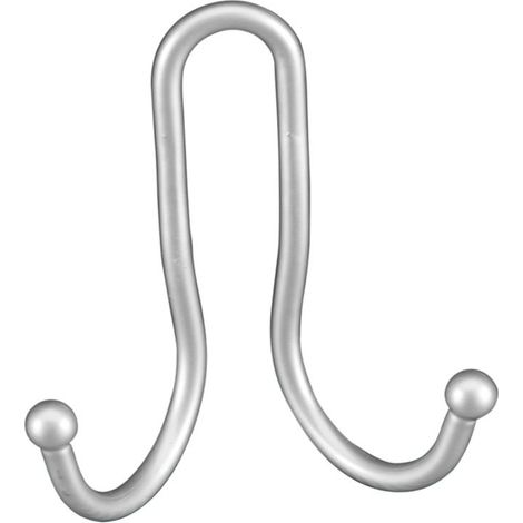 GANCIO DOPPIO APPENDIABITI BAGNO ACCAPPATOI 7X9 CM EUREKA SET 5 PEZZI - METALTEX (1/3)