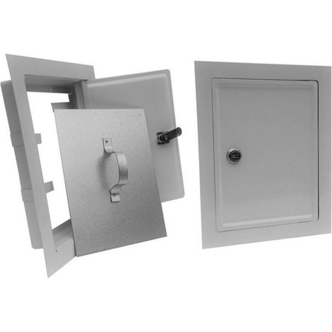 Portes De Cheminée - 155x205 mm - Blanches - Moyennes