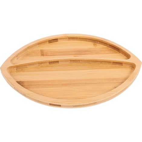 Plateau de Service en Bois Naturel Khaki Élégant et Simple, Assiette à Sushis Lisse et Facile à Ranger, Maison Hôtels (1/5)