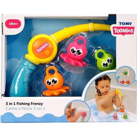Jouet pour le bain Tomy Ma Canne à pêche 3 en 1