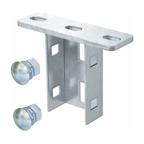 OBO Bettermann Piastra di testa per montante US 3 130x40x100 Acciaio zincato a caldo, 6348874