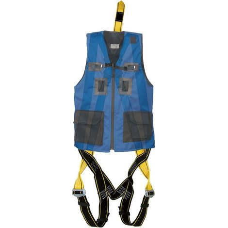 Arneses con chaleco de 4 puntos Faro Azul SAFETOP